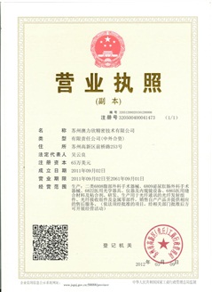 The business license